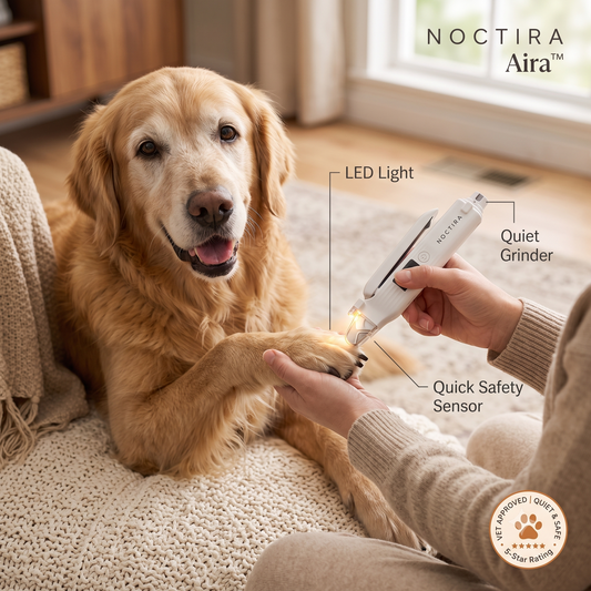 Noctira Aira™ 2-in-1 Pet Nail Clipper + Grinder