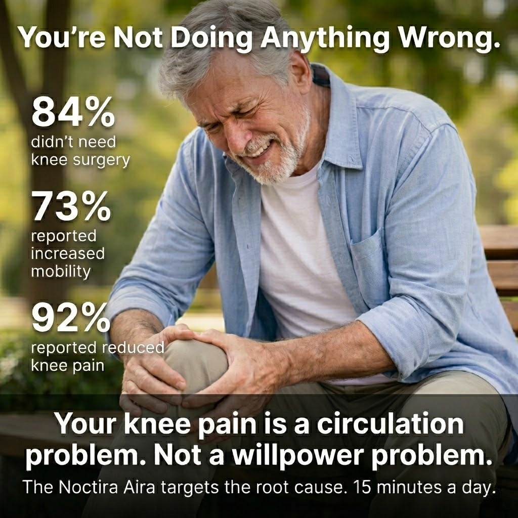 Noctira Aira — Clinical-Grade Knee Repair. Worn at Home.