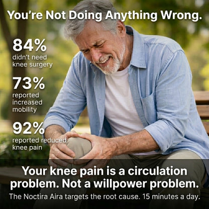 Noctira Aira — Clinical-Grade Knee Repair. Worn at Home.